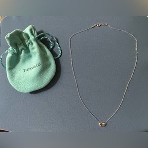 Tiffany’s Elsa bean necklace 16”